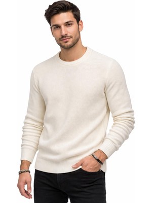 Classics Men Turbulance Slim Fit Bisiklet Yaka Uzun Kol Erkek Triko - 7529