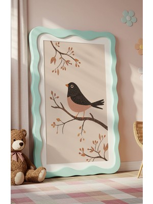 Fuart.Co Ağaç Dalında Kuş Dijital Baskı Posteri (Çerçevesiz) Çocuk Odası Için Poster Nufu