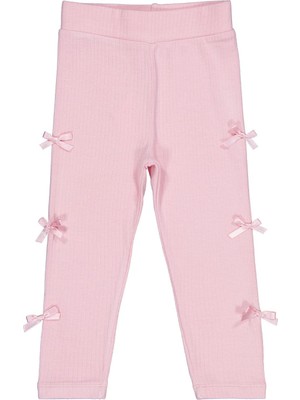 Civil Girls Fiyonklu 2-5 Yaş Tayt - Pudra 3-4 Yaş