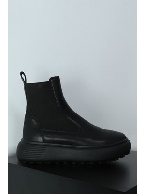 Lufian Kadın Monıca Deri Bot 122230048 Siyah