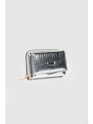 Septemmart Sezac Model Parlak Orta Boy Kadın Deri Cüzdan