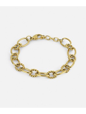 İpekyol İç içe geçmiş paslanmaz çelik bileklik IS1260061011265