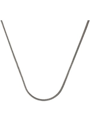 Katre46 ​gümüş 2 mm Tilki Kuyruğu 60 cm Zincir