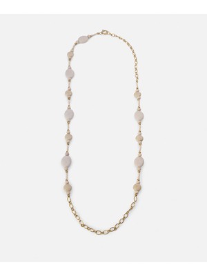 İpekyol Karma taşlı paslanmaz çelik kolye IS1260051001023