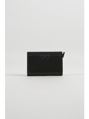 Septemmart  Sace Unisex Hakiki Deri Mekanizmalı Kartlık