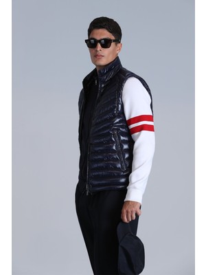 Lufian Erkek Axel Kaz Tüyü Yelek 112130019 Lacivert