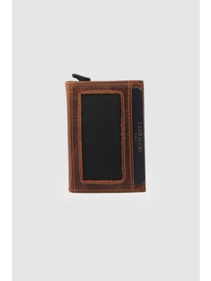 Septemmart Natilu Erkek Hakiki Deri Mekanizmalı Kartlık Cüzdan