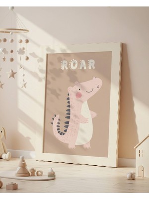 Fuart.Co Roar Dijital Baskı Posteri (Çerçevesiz) Çocuk Odası Için Poster Nufu