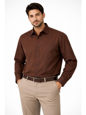 Lugon Uzun Kol Regular Fit Erkek Gömlek - 7528