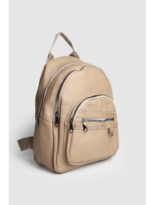 Septemmart Nales Model Donma Suni Deri Kadın Sırt Çantası