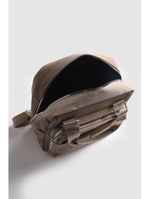 Septemmart Kadın Soshe Su Itici Kumaş Çok Bölmeli Sırt Çantası