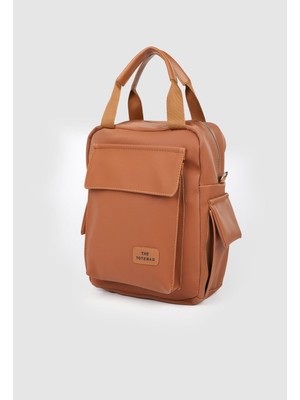 Septemmart  Lancy Model Saten Çok Bölmeli Kadın Sırt Çantası