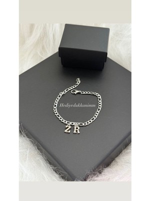 Sakura Accessories Kararmaz Çelik 1 Adet Harfli Bileklik Sevgili , Çift , Arkadaş , Bilekliği