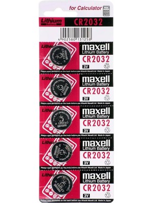 Maxell Pil Düğme 2032 3V 5li Paket