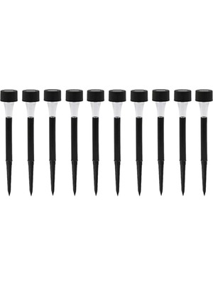 Katre46 Güneş Enerjili Bahçe Lambası Plastik Saplama 10LU Set