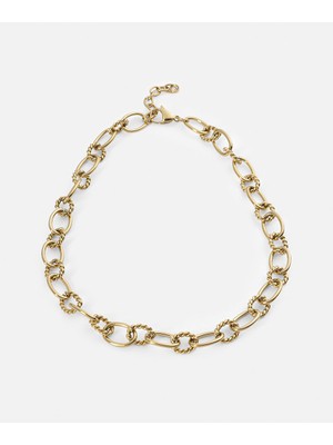 İpekyol Iç Içe Geçmiş Paslanmaz Çelik Kolye  IS1260051010265