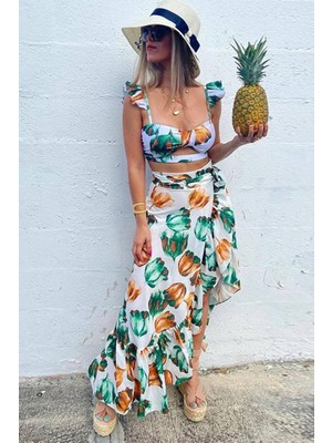 BMD Aloha Pareo - Mavi-Beyaz