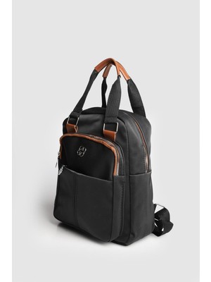 Septemmart Kadın Soshe Su Itici Kumaş Çok Bölmeli Sırt Çantası