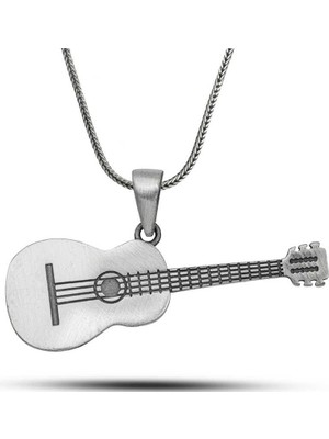 Katre46 ​gümüş Gitar Kolye