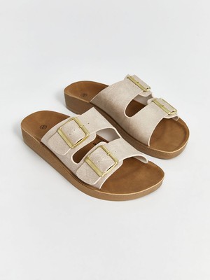 Lc Waikiki Yeni Sezon Süet Görünümlü Kadın Terlik