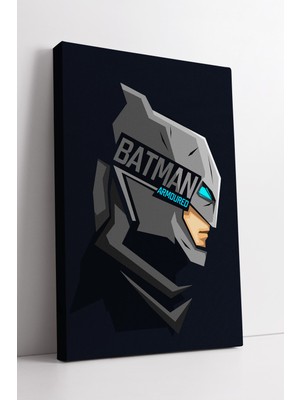 KOSS Dijital Batman Armoured Çizim Tasarım Kanvas Duvar Dekoru Süper Kahraman Temalı Modern Tablo