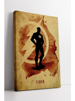 KOSS Dijital Flash Silüet Hız Sembolü Enerji Halkası Tasarımlı Güçlü Dinamik Retro Stil Kanvas Tablo