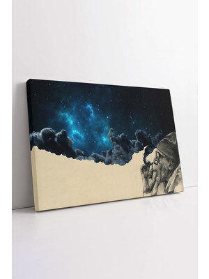 KOSS Dijital Hayal Gücü Kanvas Tablo, Dekoratif Duvar Dekorasyonuofis Salon Oturma Odası Yatak Odası Antre
