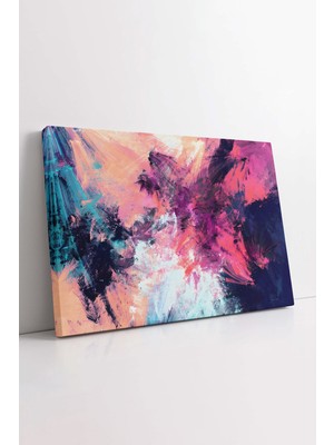 KOSS Dijital Soyut Renkli Kanvas Tablo, Lüks Soyut Kanvas Tablo, Dekoratif Hd Baskı, Trend Tasarım Tablo