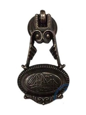 Die Grup Dekoratif Zamak Sarkaç Küçük Kulp - 30X63MM, Eskitme, 75 Adet DIEGRP-RSKRGLT34