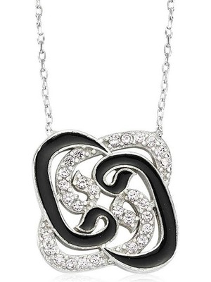 Erseyy 925 Ayar Gümüş Pervane Vav Kadın Gümüş Kolye