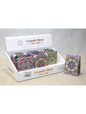 Die Grup Taşlı El Aynası Dikdörtgen Ince ALK3736 DIEGRP-RSKRGLT34