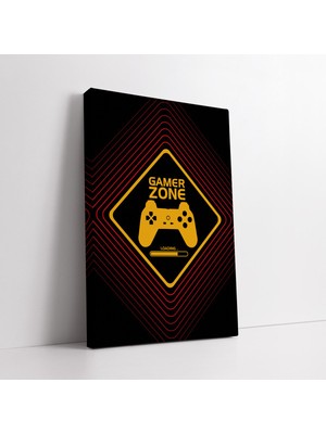 KOSS Dijital Oyun Bölgesi Oyuncu Kanvas Tablo