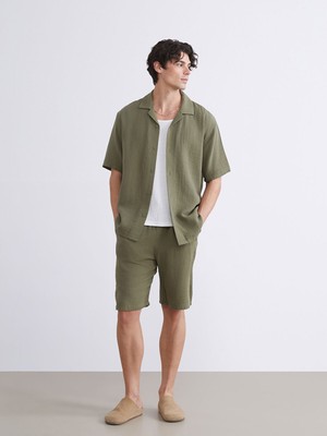 Lc Waikiki Yeni Sezon Rahat Kalıp Müslin Erkek Şort