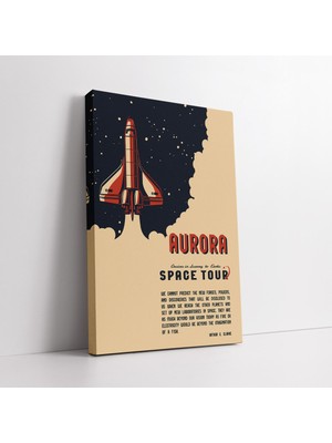 KOSS Dijital Uzay Yolculuğu Kanvas Tablo