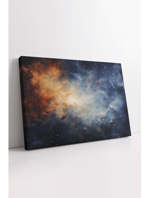 KOSS Dijital Samanyolu Galaksisi Kanvas Tablo, Uzay Tasarım Tablo, Premium Kalite, Modern Tablo, Dekoratif Tablo