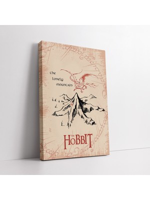 KOSS Dijital The Hobbit Yalnız Dağ Kanvas Tablo