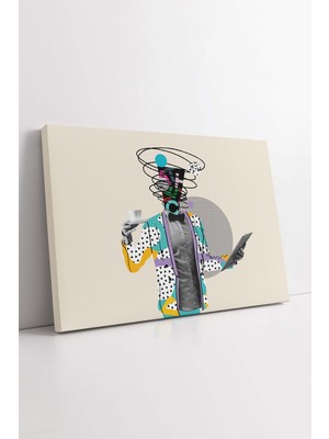 KOSS Dijital Modern Sanat Kanvas Tablo, Soyut Duvar Dekarasyonu Kanvas Tablo, Dekoratif Kanvas Tablo