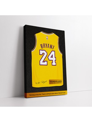 KOSS Dijital Kobe Bryant 24 Numaralı Forma Kanvas Tablo