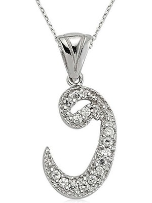 Erseyy 925 Ayar Gümüş Vav Kadın Gümüş Kolye