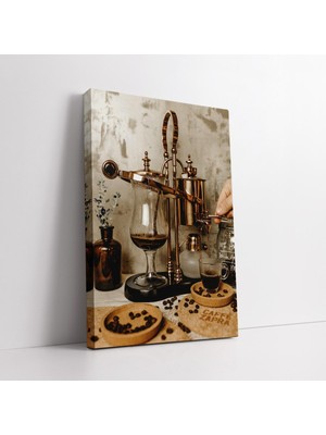 KOSS Dijital Kahve Molası Kafe Için Kanvas Tablo