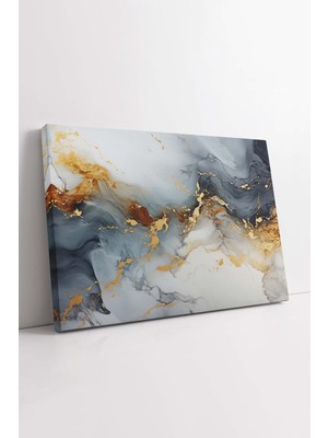 KOSS Dijital Soyut Mermer Desenli Kanvas Tablo,ofis Salon Oturma Odası Yatak Odası Antre, Lüks Kanvas