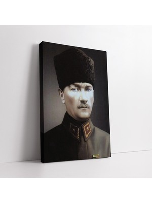 KOSS Dijital Atatürk Üniformalı Kanvas Tablo