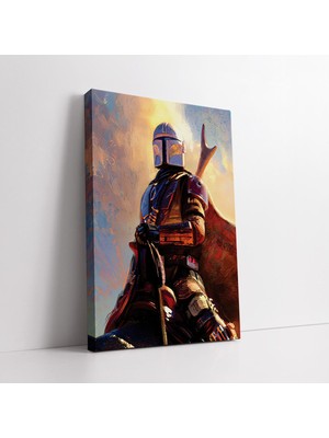 KOSS Dijital The Mandalorian Dizi Posteri Kanvas Tablo