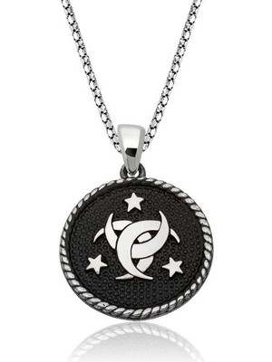 Erseyy 925 Ayar Gümüş Teşkilat-I Mahsusa Erkek Gümüş Kolye