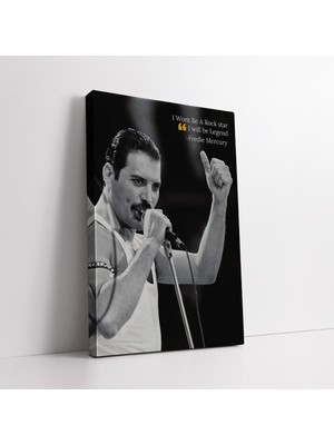 KOSS Dijital Ünlü Şarkıcı Freddie Mercury Kanvas Tablo