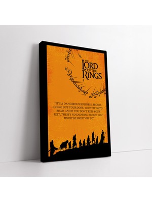 KOSS Dijital Yüzüklerin Efendisi Dangerous Kanvas Tablo