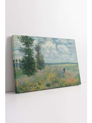 KOSS Dijital Claude Monet Kanvas Tablo, Gelincik Tablosu Kanvas, Premium Kalite, Dekoratif Tablo, Lüks Tablo