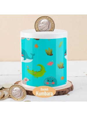 Asilmeydan Deniz Altı Canlıları Balık ve Timsah Para Birikim Kumbarası-20413