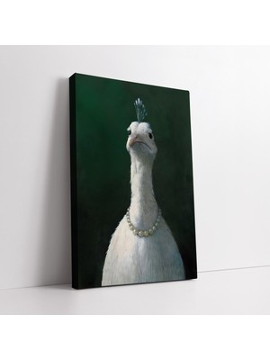 KOSS Dijital Ressamlardan Michael Sowa Incili Tavuk Klasik Kanvas Tablo, Sanatsal Dekoratif Duvar Dekoru