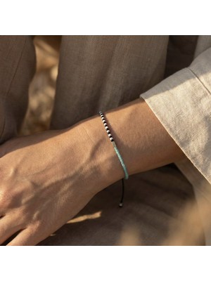 Contraria - Ayarlanabilir Ip Bileklik Mavi